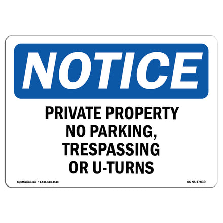 Private Property No Parking, Trespassing