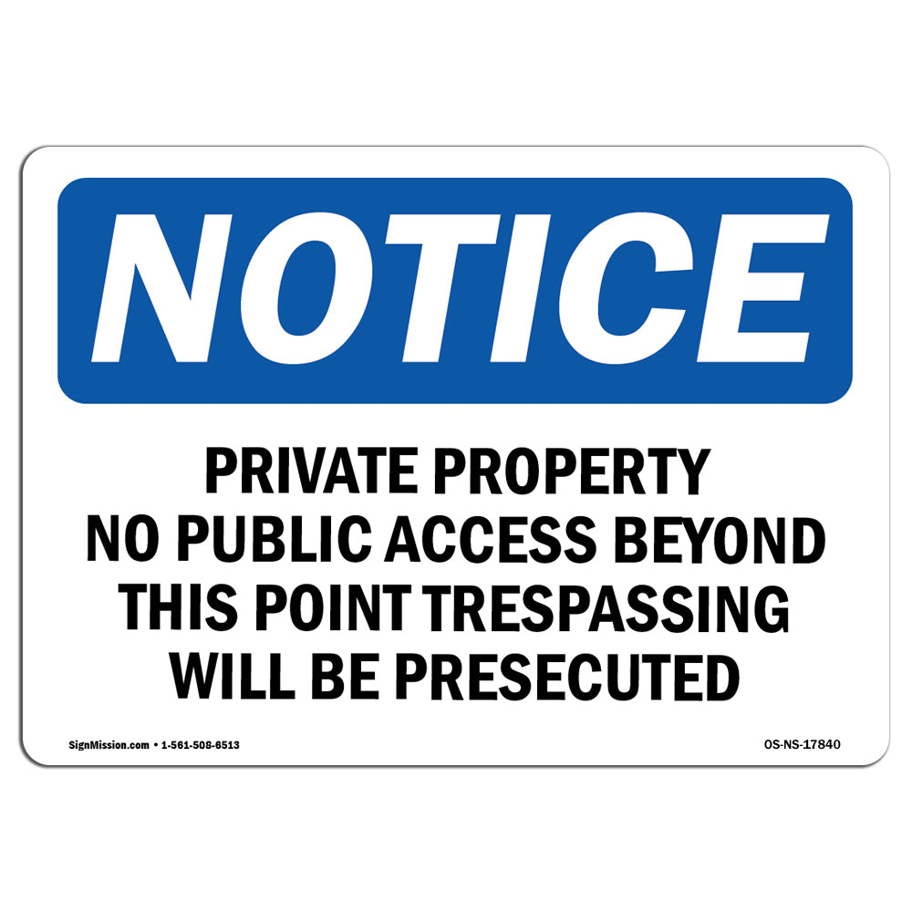 Private Property No Public Access Beyond