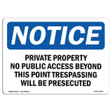 Private Property No Public Access Beyond