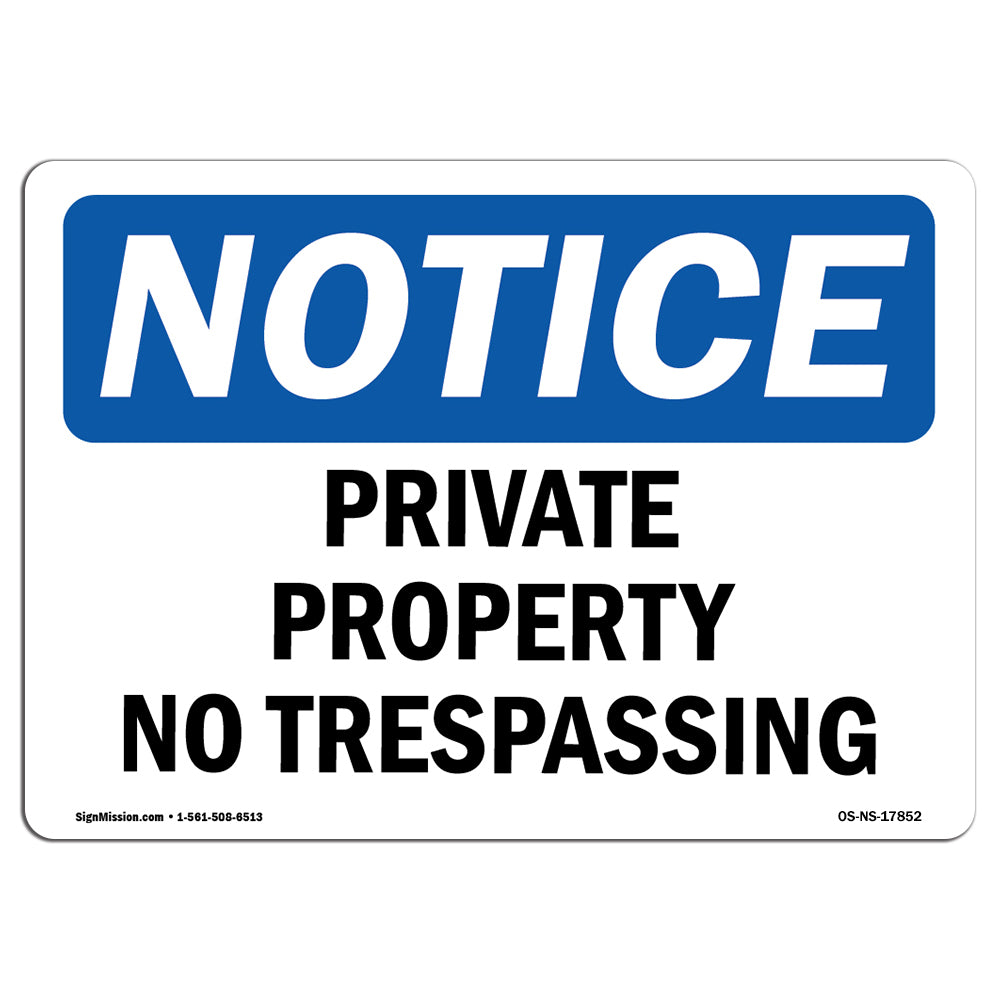 Private Property No Trespassing