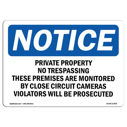 Private Property No Trespassing These Premises