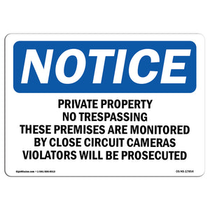 Private Property No Trespassing These Premises