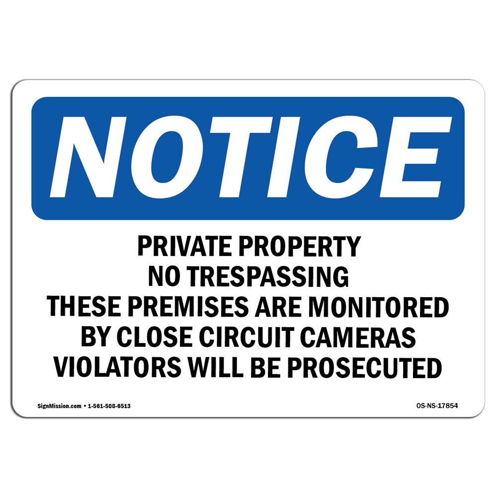 Private Property No Trespassing These Premises