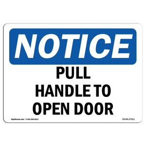 Pull Handle To Open Door