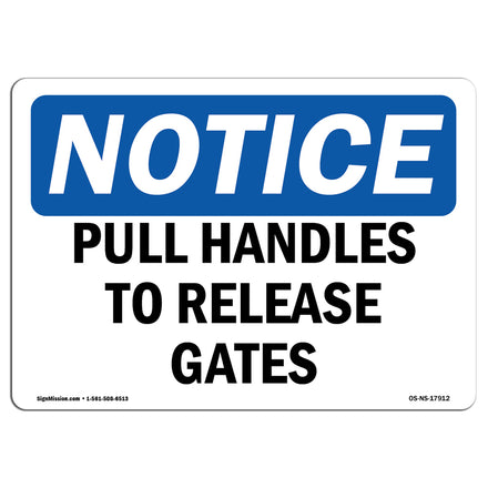 Pull Handles To Release Gates