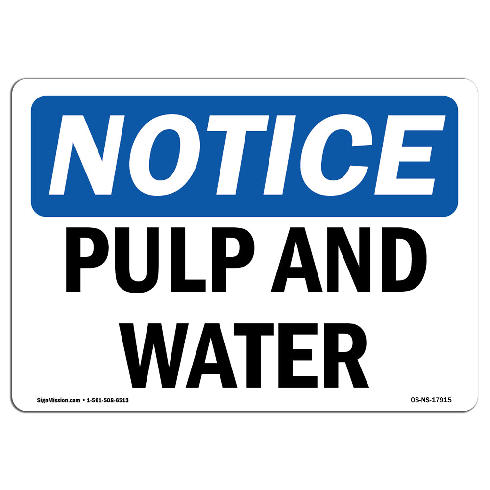 Pulp And Water