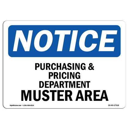 Purchasing And Pricing Department Muster Area