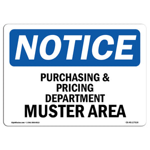 Purchasing And Pricing Department Muster Area