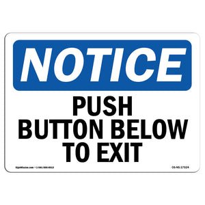 Push Button Below To Exit