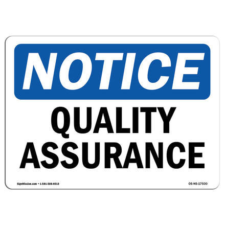 Quality Assurance