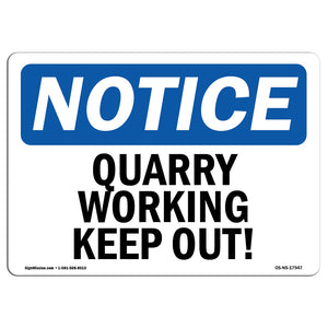 Quarry Workings Keep Out!