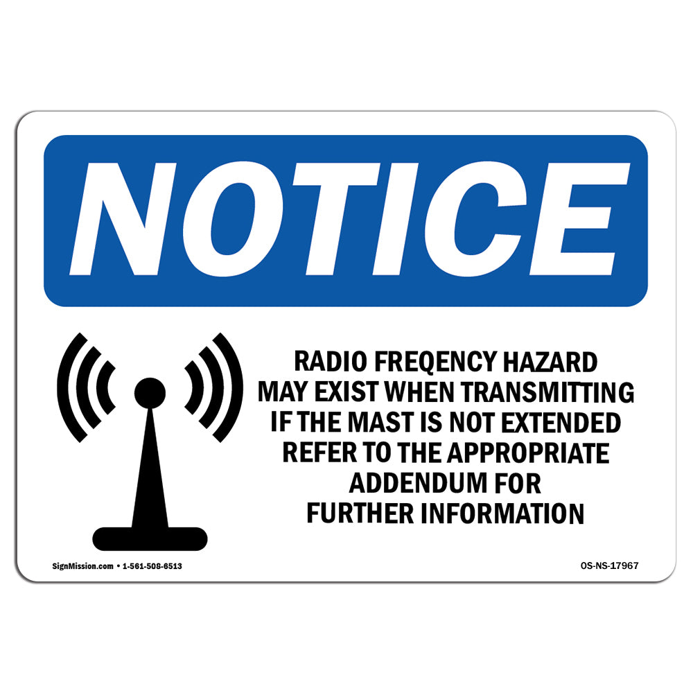 Radio Frequency Hazard May Exist