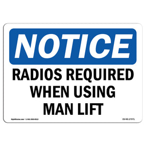 Radios Required When Using Man Lift