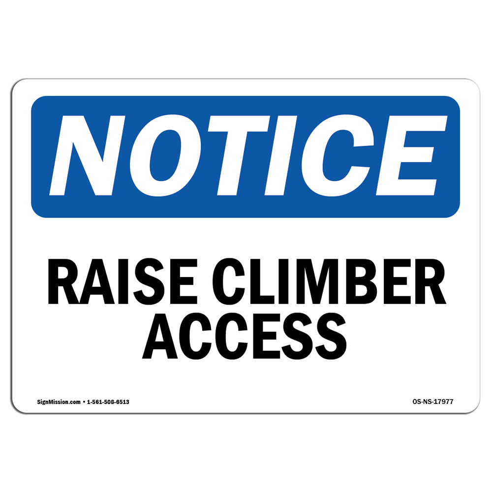 Raise Climber Access