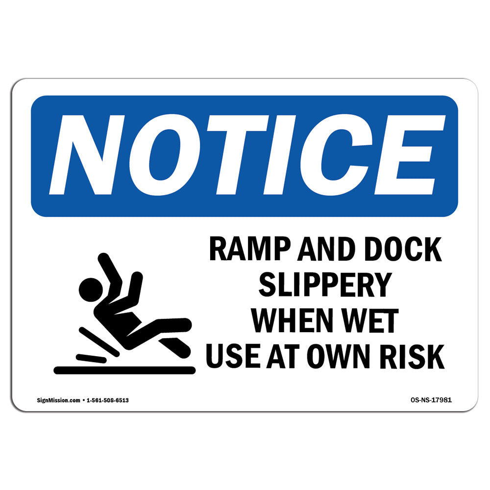 Ramp And Dock Slippery When