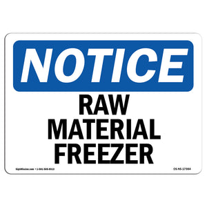 Raw Material Freezer