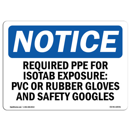 Required PPE For Isostab Exposure PVC Or