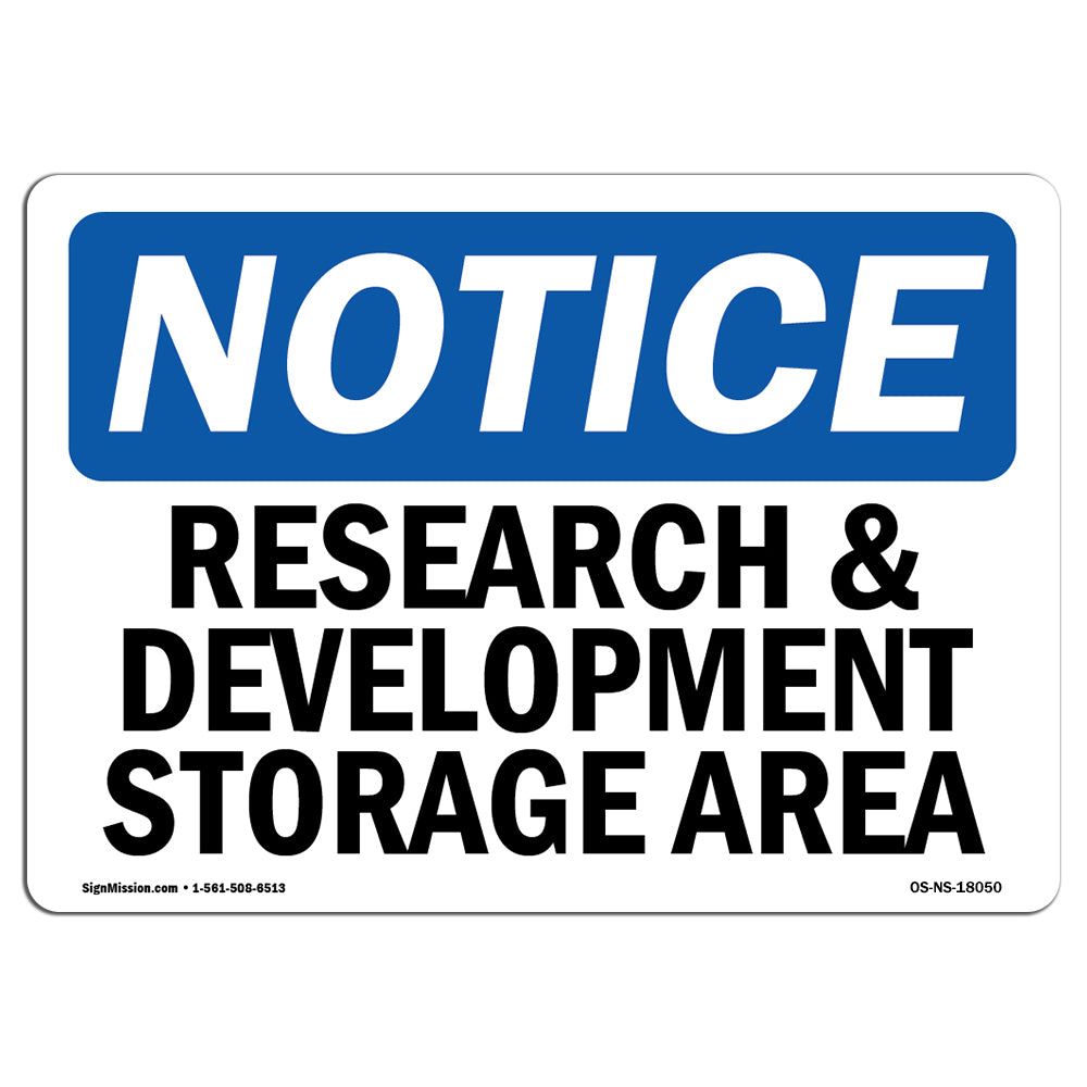 Research And Development Storage Area