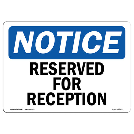 Reserved For Reception