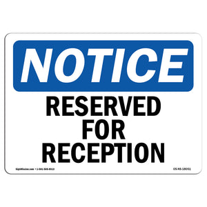 Reserved For Reception