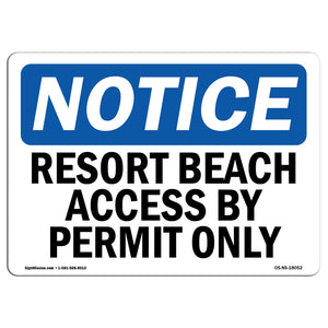 Resort Beach Access By Permit Only