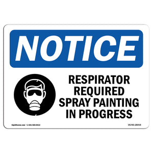 Respirator Required Spray Painting