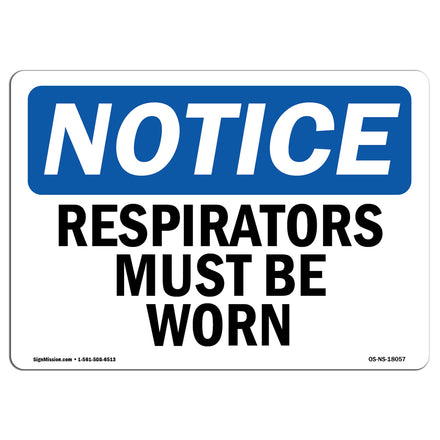 Respirators Must Be Worn