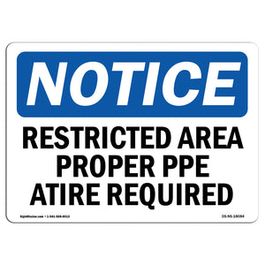 Restricted Area Proper O.R. Attire Required