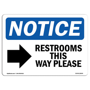 Restrooms This Way Please [Right