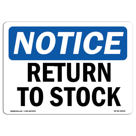 Return To Stock