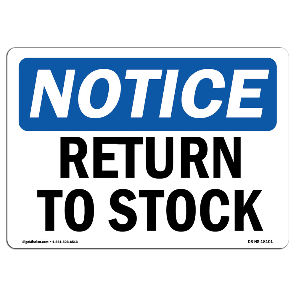 Return To Stock