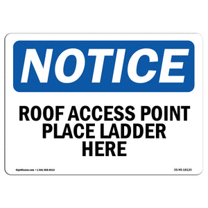 Roof Access Point Place Ladder Here