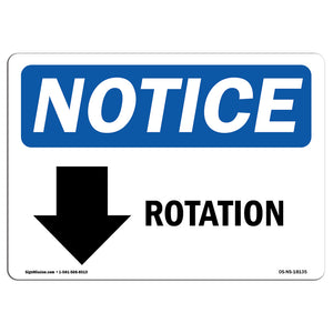 Rotation [Down Arrow]