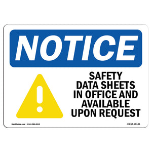 Safety Data Sheets In Office