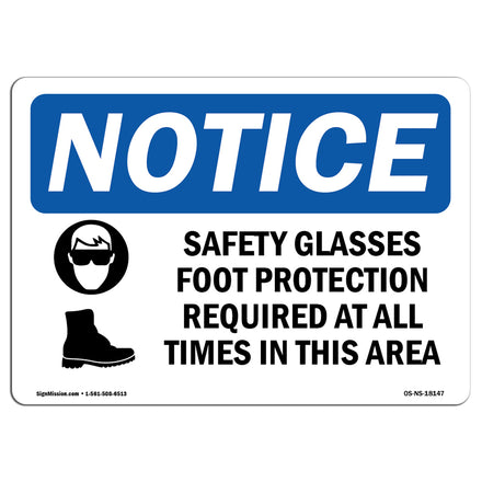 Safety Glasses & Foot Protection