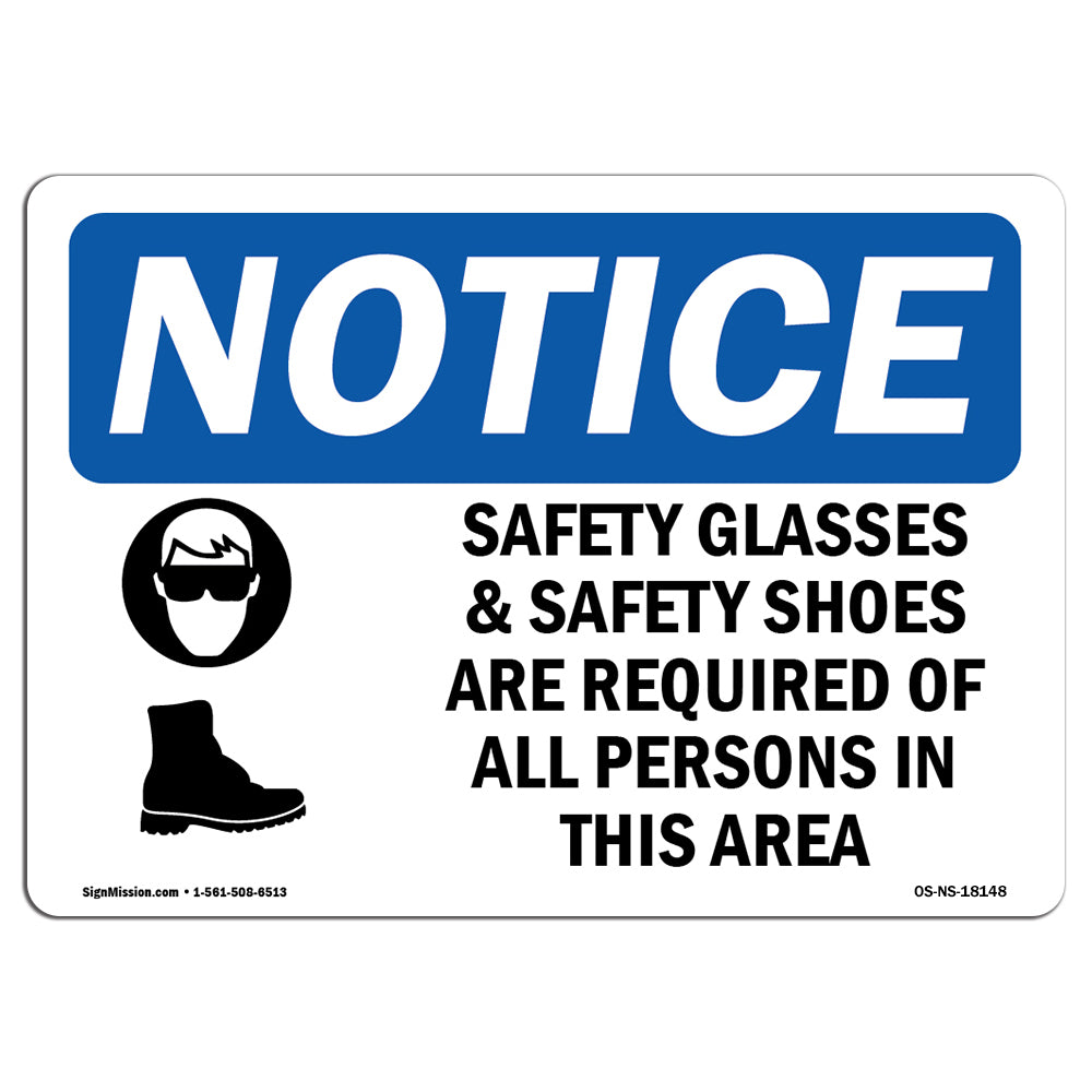 Safety Glasses & Safety Shoes