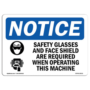 Safety Glasses And Face Shield