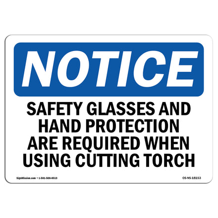 Safety Glasses And Hand Protection Are Required