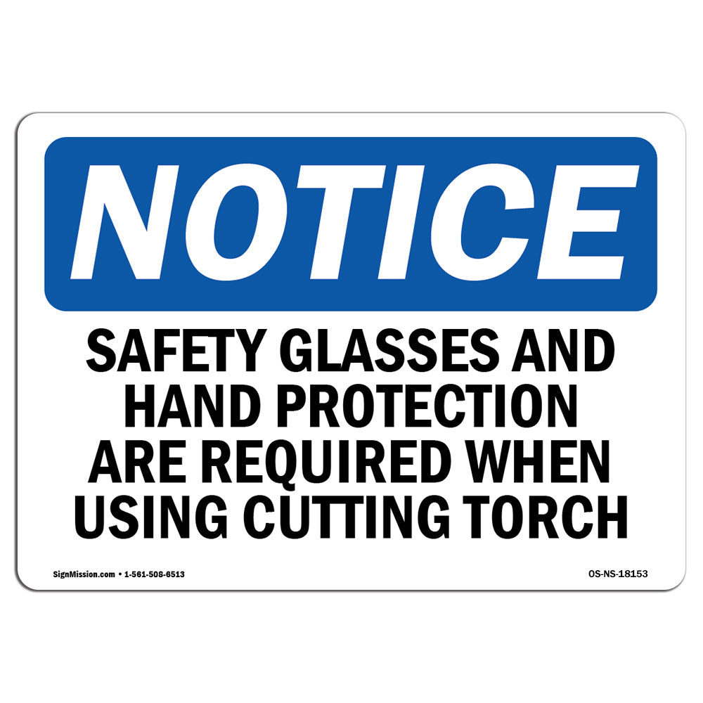 Safety Glasses And Hand Protection Are Required