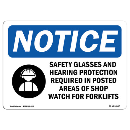 Safety Glasses And Hearing Protection