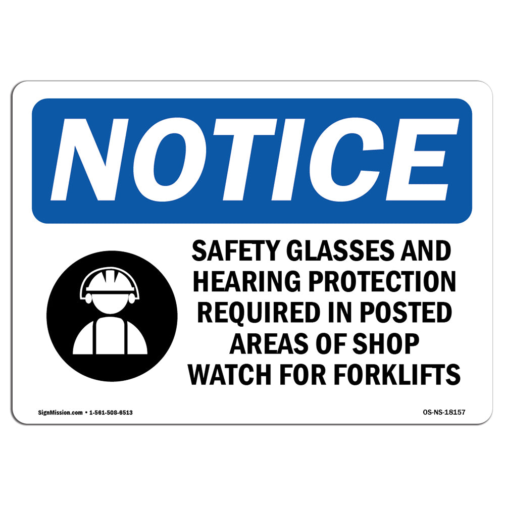 Safety Glasses And Hearing Protection