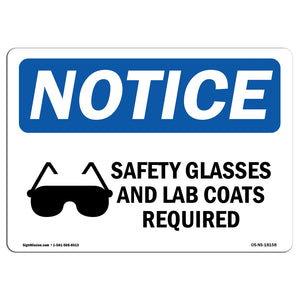 Safety Glasses And Lab Coats Required