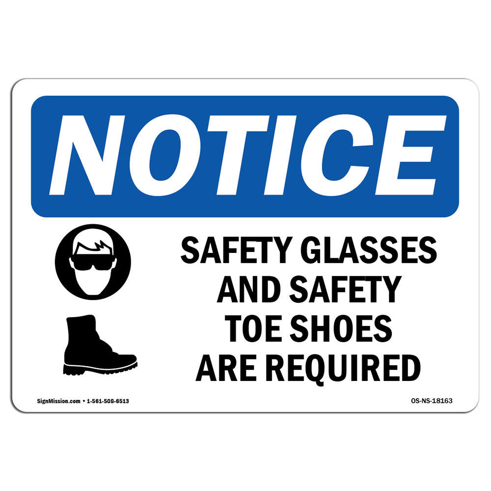 Safety Glasses And Safety Toe