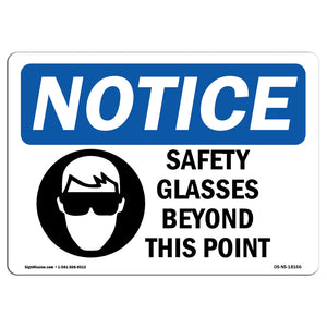 Safety Glasses Beyond This Point