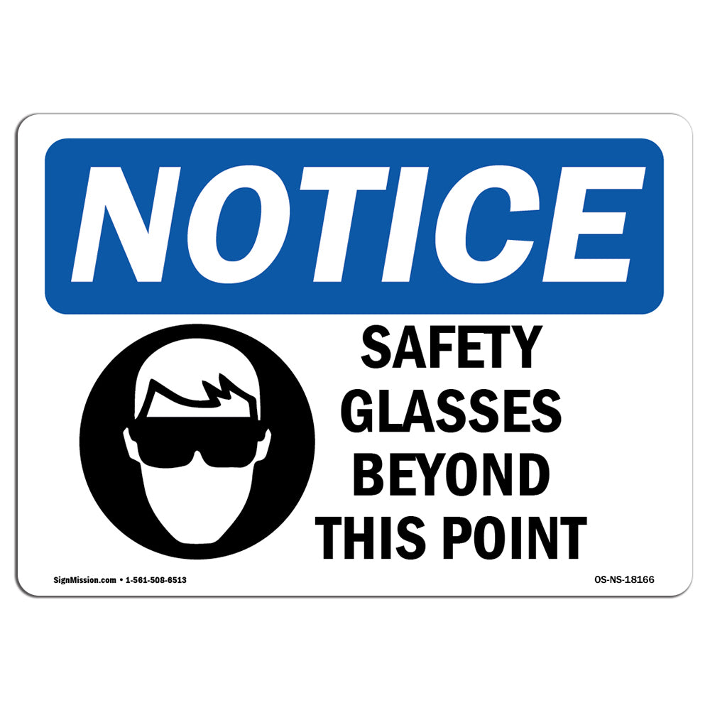 Safety Glasses Beyond This Point