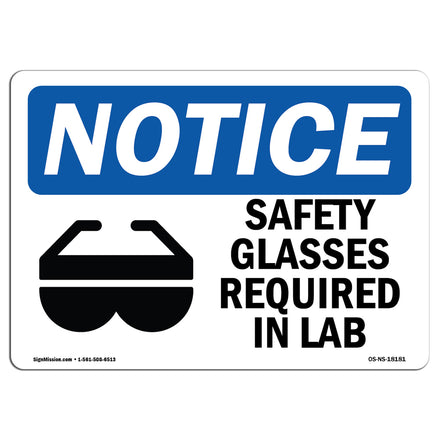 Safety Glasses Required In Lab