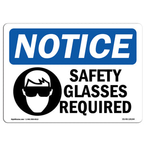 Safety Glasses Required