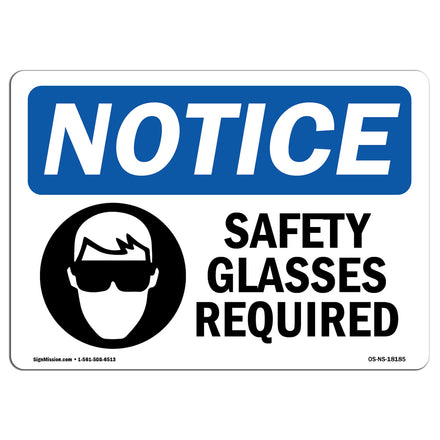 Safety Glasses Required