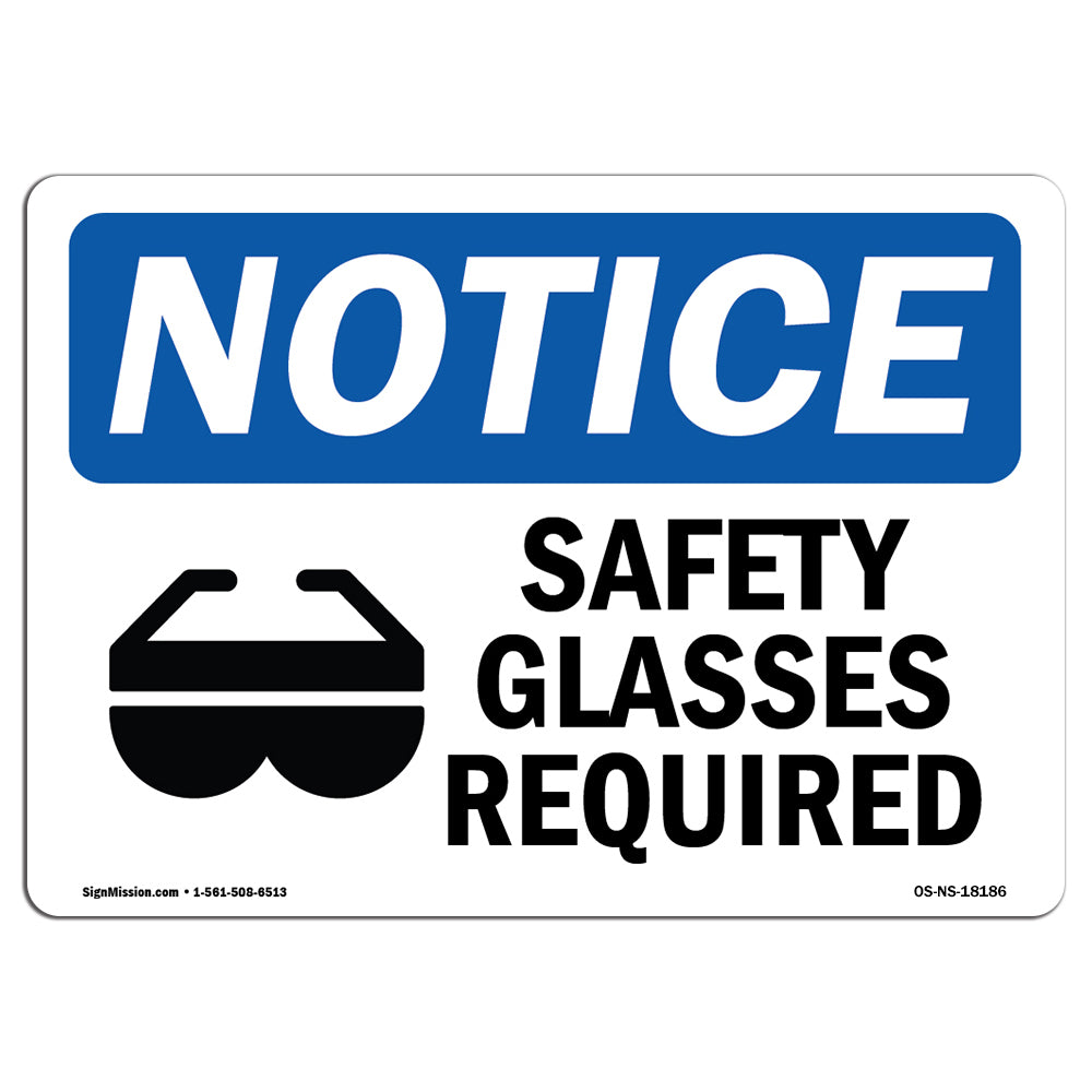 Safety Glasses Required