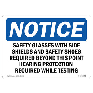 Safety Glasses With Side Shields And Safety